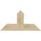 Ekena Millwork Portland Rough Sawn Timber Gable Bracket, Douglas Fir, 36"W x 18"H x 4"D x 6"F, 12/12 Pitch GBW036X18X0406POR00RDF - alternate 1